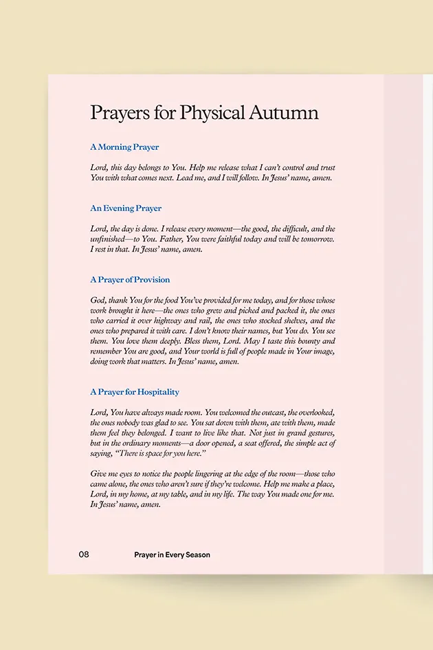 Prayer in Every Season -- page 8