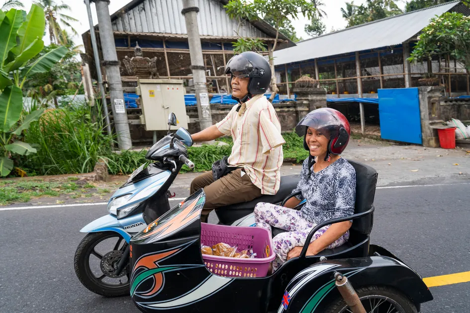 Banu (left) and Neli, two believers with life-altering disabilities, are a light to their local community as they endure hardships. Their joy is a witness to the love of Christ.